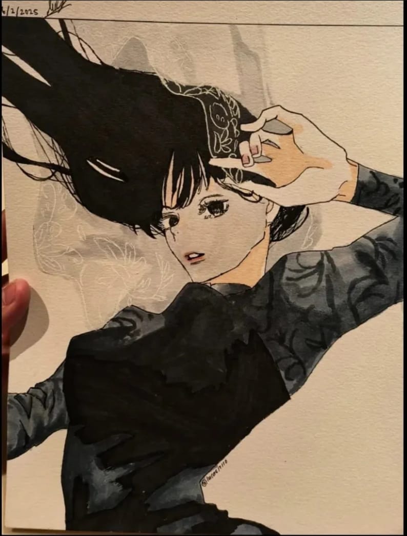 Female character illustration
