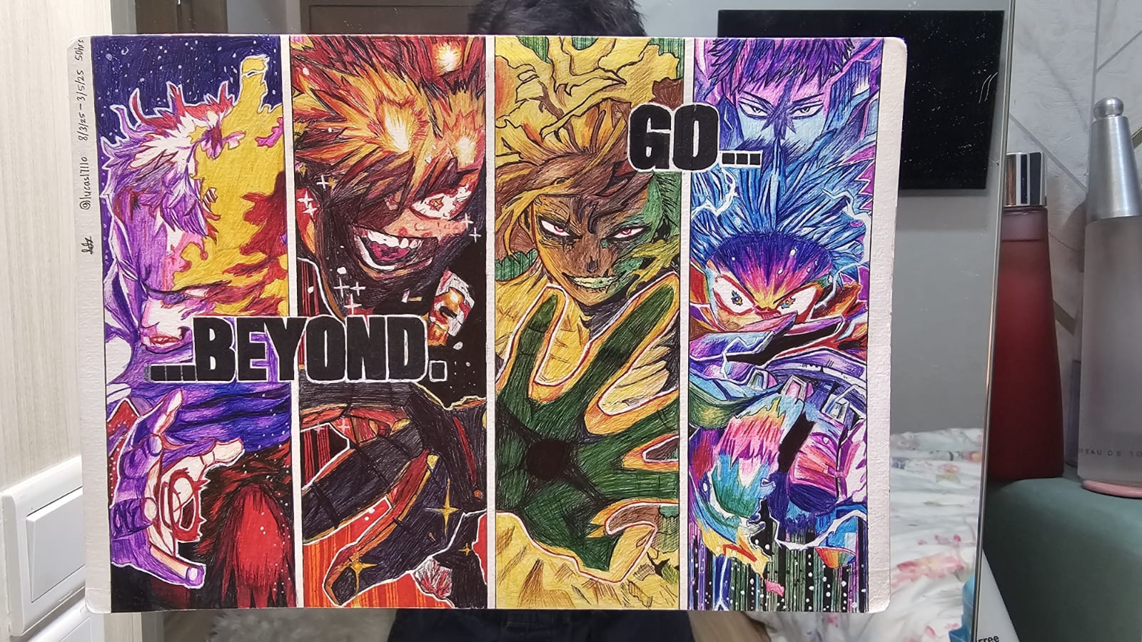 Colorful manga illustration